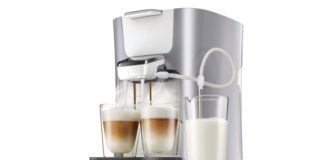 Mit der neuen Senseo Latte Duo Plus von Philips können gleich zwei Kaffeekreationen gleichzeitig zubereitet werden