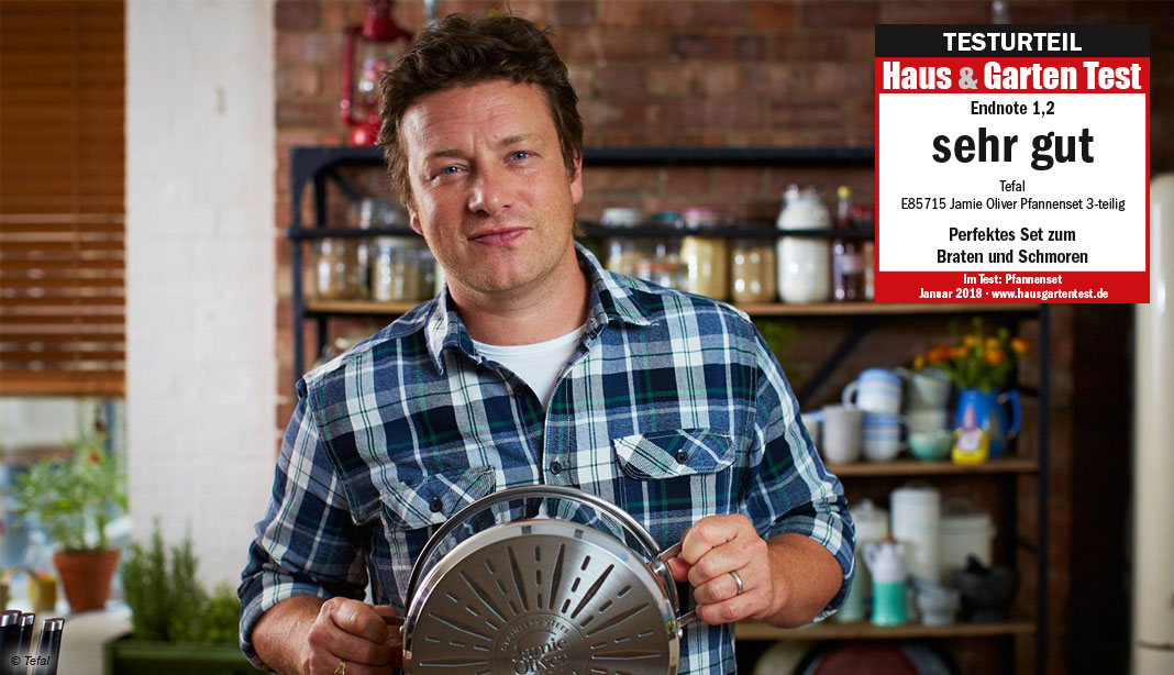 Im Test: 3-teiliges Tefal Pfannenset E85715 von Jamie Oliver