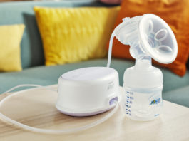 Die neue Milchpumpe Avent Ultra Comfort von Philips hilft, die Babys satt und zufrieden zu machen