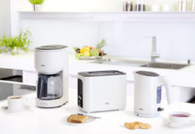 Die Braun PurEase Früh­stücks­se­rie mit Fil­ter­kaf­fee­ma­schine, Was­ser­ko­cher und Toas­ter verschönt den Start in den Tag