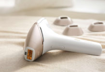 Der Lumea Prestige von Philips sorgt mit Intense Pulsed Light (IPL)-Technologie und innovativen Aufsätzen für seidig glatte, haarfreie Haut