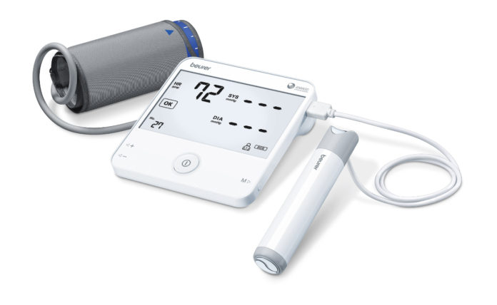Beurer EKG-Geräte, wie das BM 95 mit EKG-Stick und Universalmanschette, ermöglichen dank einfacher Handhabung auch Verbrauchern ohne Vorkenntnisse, ihrem Herzen auf die Spur zu kommen