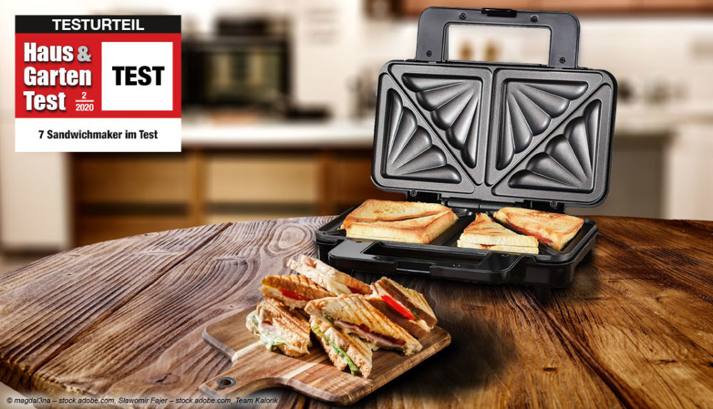 Krups Sandwichmaker Sandwich Toaster FDK451 schwarz 850 W antihaftbeschichtet