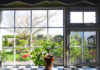 Fliesen Küche Fenster Garten Frühjahrsputz