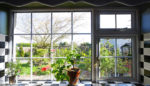 Fliesen Küche Fenster Garten Frühjahrsputz