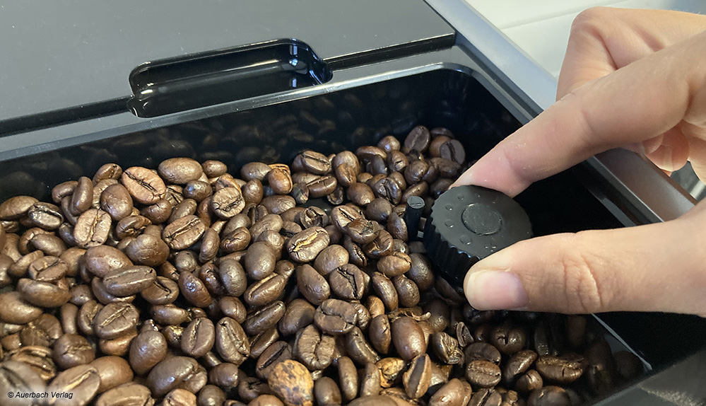 Wie hier beim Modell von Caso lässt sich der Mahlgrad der Kaffeebohnen bei allen Testkandidaten individuell anpassen