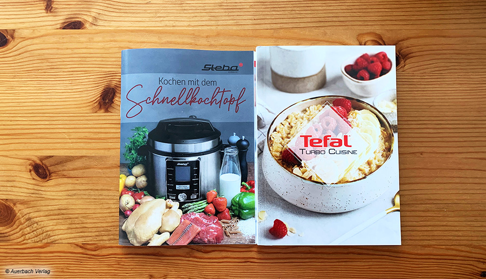 Das von Tefal mitgelieferte Rezeptbuch enthält zahlreiche leckere Gerichte zum Nachkochen im Turbo-Cuisine-Multikocher