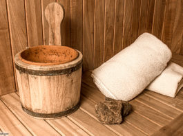 Sauna Handtuch Zuber