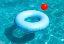Pool Wasser Abkühlung