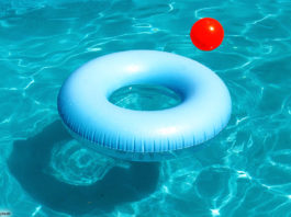 Pool Wasser Abkühlung