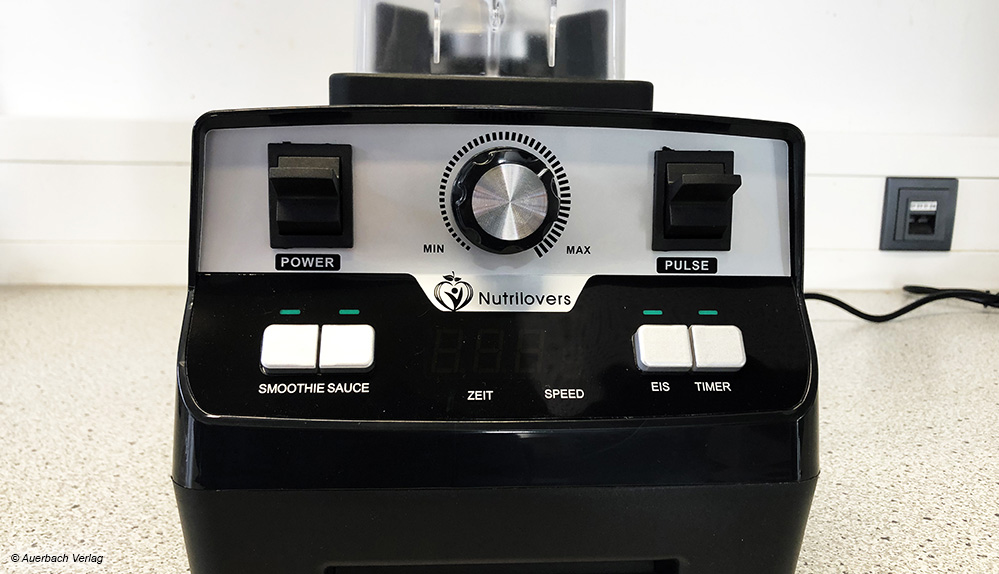 Das große Testmodell von Nutrilovers punktet mit einfach zu bedienenden Tasten, Kipp- und Drehschaltern