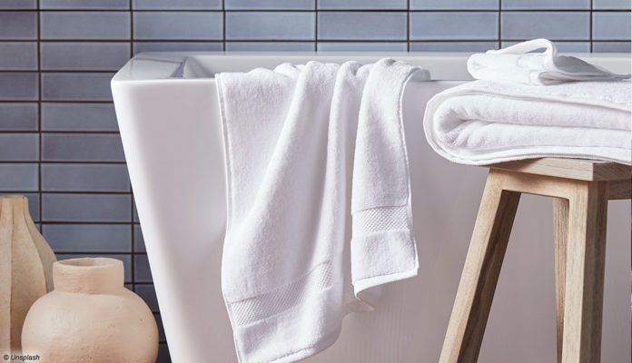 Handtuch Badewanne