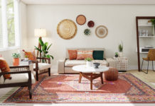 Wählen Sie einen Teppich in Farben, die Ihre Einrichtung ergänzen