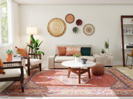 Wählen Sie einen Teppich in Farben, die Ihre Einrichtung ergänzen