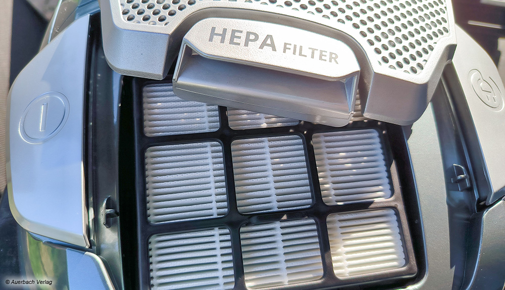 Moderne Bodenstaubsauger belasten dank HEPA-Filter die Raumluft kaum noch mit Feinstaubpartikeln und sind allergikerfreundlich 