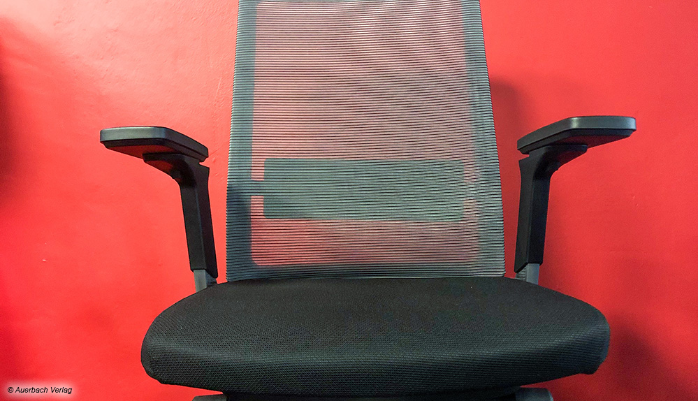 Der Bürosessel von Ofinto ist einer von drei hochwertigen Stühlen, die wir im Alltag und im Labor getestet haben 
