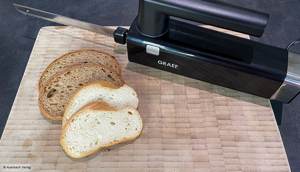 Perfekte Brotscheiben erhalten wir im Test mit dem Modell von Graef
