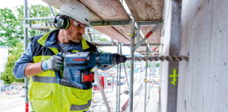 Bosch Akku procore18v anwendung bohrhammer