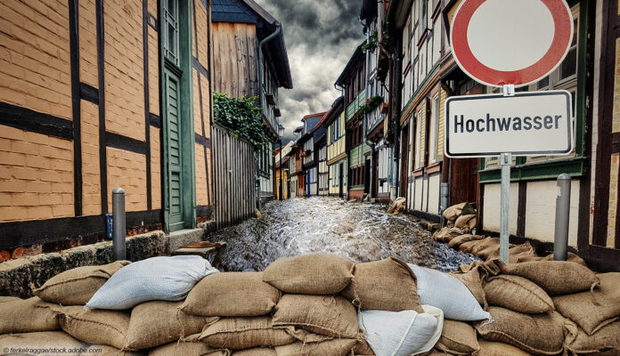 Hochwasser Fachwerk