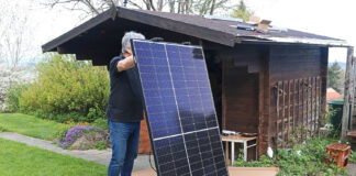 Gartenhaus Solar Photovoltaik