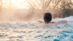 Swim Spa Whirlpool im Winter