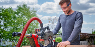 Einhell Akku-Zug-Kapp-Gehrungssäge TE-SM 36-10 L Li