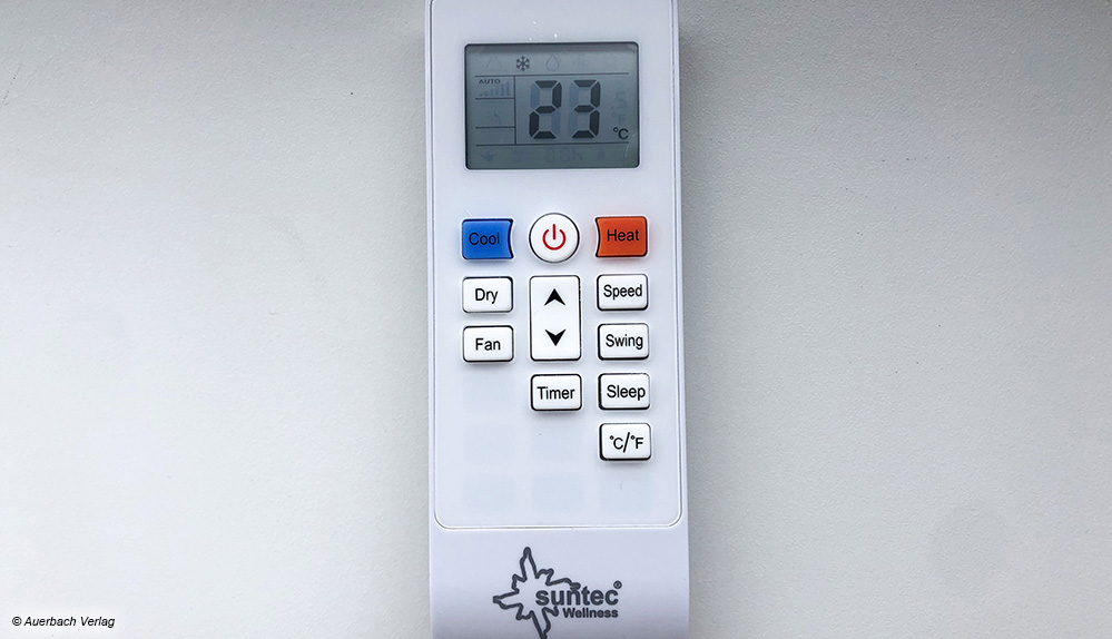 Praktisches Extra: Bei Klimatronic ist eine stabile Fernbedienung mit vielen Auswahltasten für verschiedene Funktionen dabei