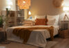 Bett im Schlafzimmer