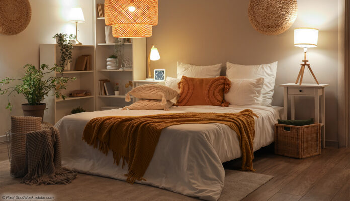 Bett Schlafzimmer Bett im Schlafzimmer