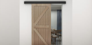Schiebetür aus Holz