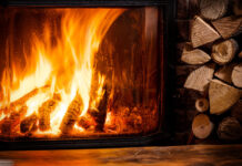 Kamin Feuer Holz