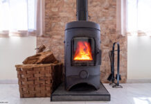Kamin Feuerholz Korb