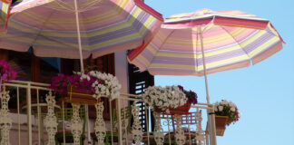 Balkon im Sommer