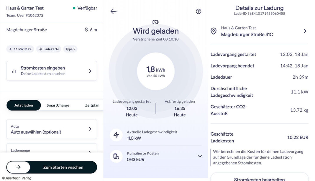 Dank der App lässt sich die Wallbox aus der Ferne Steuern und überwachen