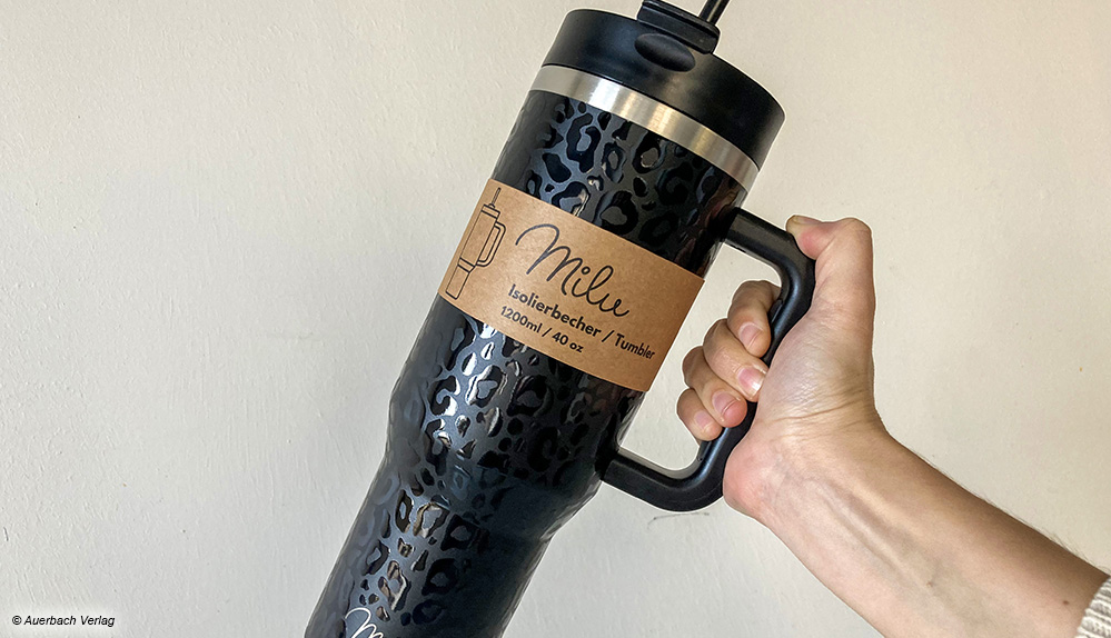 Für alle, die viel trinken, bietet der T11 von Milu ein Fassungsvermögen von mehr als einem Liter und dazu auffallende Designs