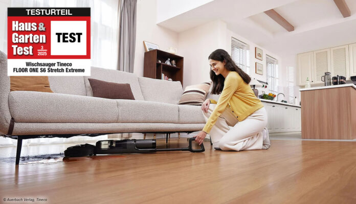 Test Wischsauger Tineco FLOOR ONE S6 Stretch Extreme Startbild_2025 Test Wischsauger Tineco FLOOR ONE S6 Stretch Extreme Startbild_2025