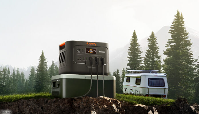 Die neue Powerstation Exlporer 3000 v2 von Jackery dient zum Campen oder als Notstromlösung.