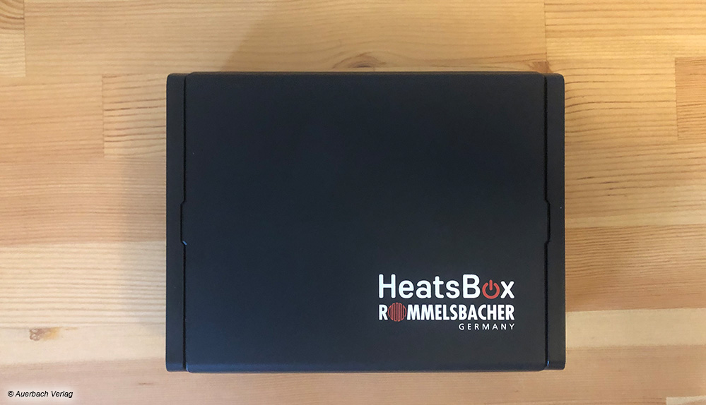 Heatsbox heißt das Modell von Rommelsbacher. Besonderheit: der abnehmbare Deckel mit Heizfunktion 
