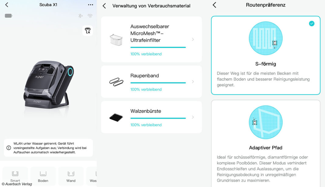 Aiper Scuba X1 App