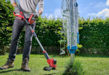 Mit dem neuen Akku-Rasentrimmer GE-CT 18/25 Li von Einhell wird das Trimmen von Rasenkanten und schwer zugänglichen Stellen vereinfacht.