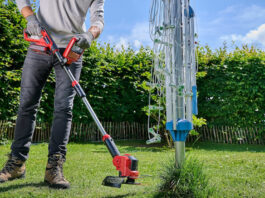 Mit dem neuen Akku-Rasentrimmer GE-CT 18/25 Li von Einhell wird das Trimmen von Rasenkanten und schwer zugänglichen Stellen vereinfacht.