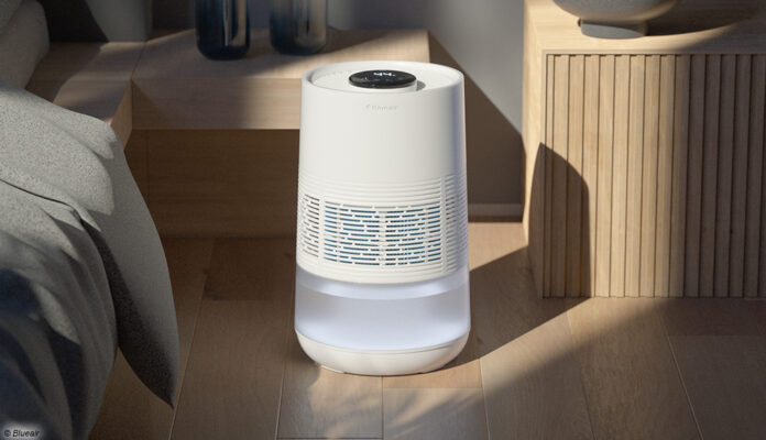 Blueairs smarter Luftbefeuchter InvisibleMist mit nebelfreier Luftbefeuchtung