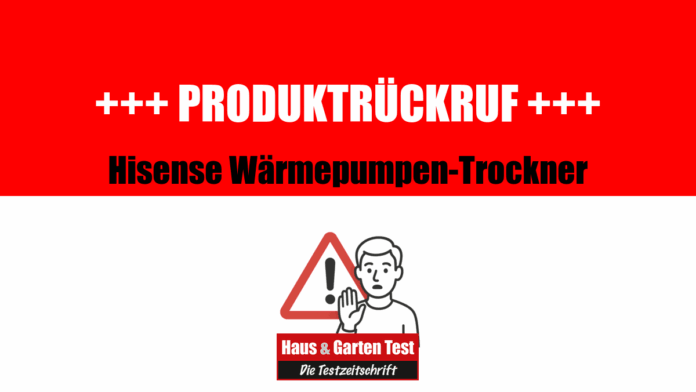 Produktrueckruf_Hisense_Waermepumpen-Trockner Rückruf Hisense Wärmpepumpen-Trockner